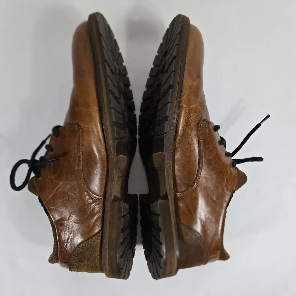 Bull‎ Boxer Men's Size 41 US Size 8 Brandyn Brown Leather Derby Shoes